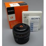 Sony Alpha DT30mm f2.