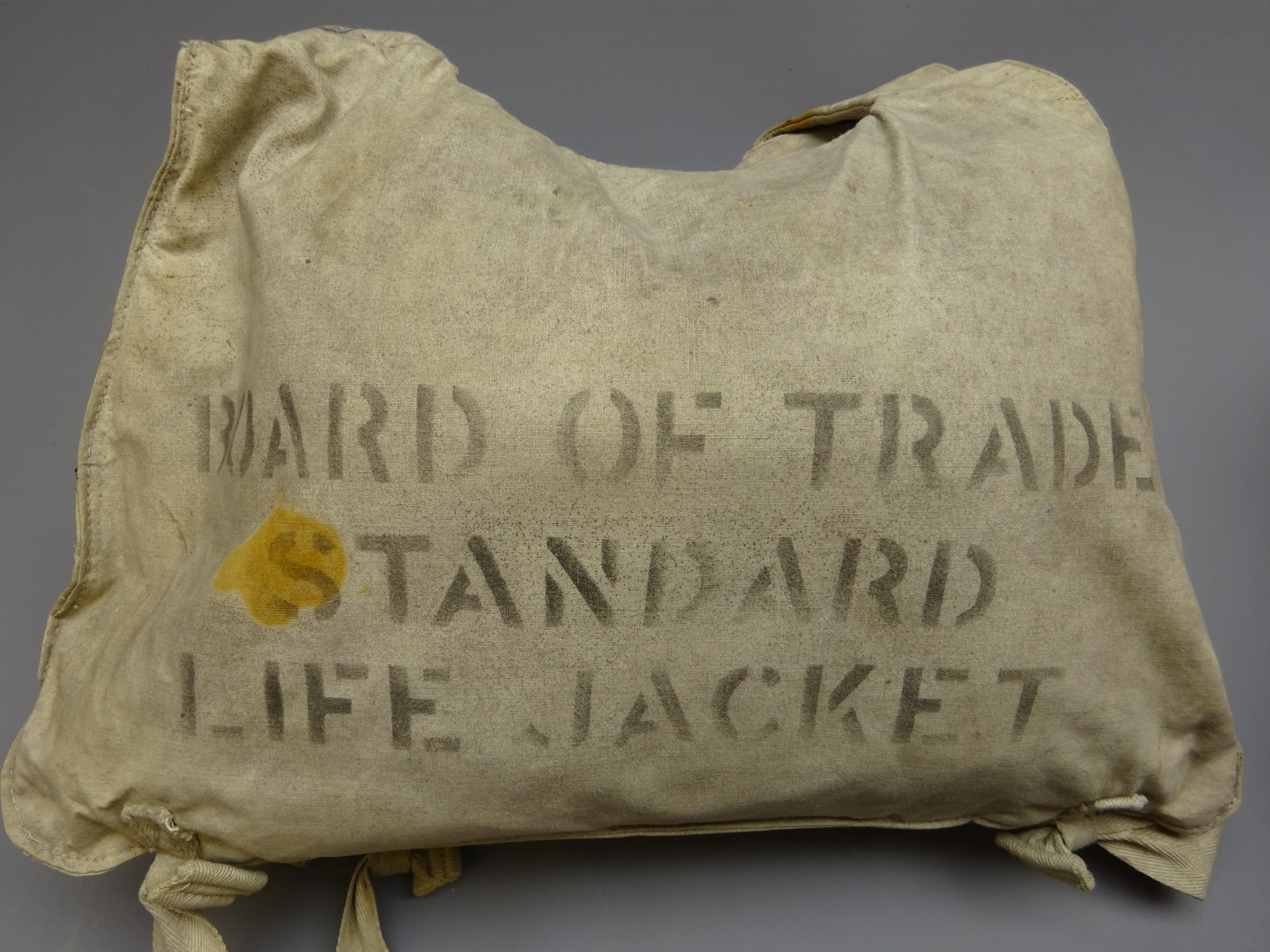 Board of Trade Standard Life Jacket, marked S arrow T Fully Shrunk, - Image 3 of 3