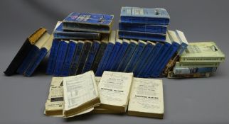 Collection of Olsen's Fisherman's Nautical Almanack: 1948,1954, 1957, 1959(2),all lack covers,