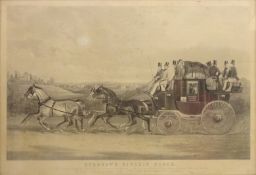 'Kershaw's Hitchin Coach', engraving by C Hunt after William Shayer, pub.