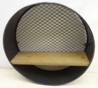 Industrial style circular shelf, D40cm Condition Report <a href='//www.