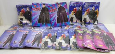 Ex Shop Stock - Satin Dracula capes in original packaging Condition Report <a