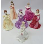 Six Coalport Ladies of Fashion figures; 'Gail', 'Lianna', 'Jacqueline', 'Alison',