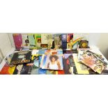 Collection of Vinyl LPs and singles including Barbra Streisand 'Love Songs',