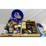 Tetley tea memorabilia including mugs, biscuit tins and trays, diecast models,