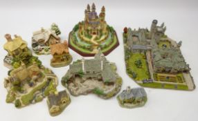 Large Danbury Mint model of Balmoral Castle, Camelot Castle 1995 by Lenox,