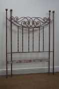 19th century style four fold screen with gilt scrolling frame,