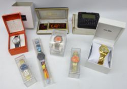 Four Swatch Quartz wristwatches incl.