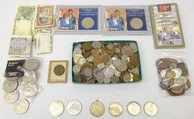 Collection of world coinage including;