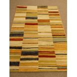 Modern beige ground Woodstock style rug,