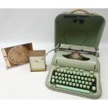 Hermes 3000 portable typewriter with case,