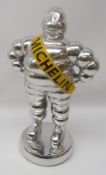 'Michelin Man' chrome advertising figure, H34.