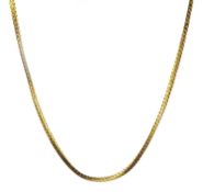 18ct gold foxtail chain necklace, stamped 750 Condition Report Approx 6.