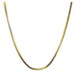 18ct gold foxtail chain necklace, stamped 750 Condition Report Approx 6.