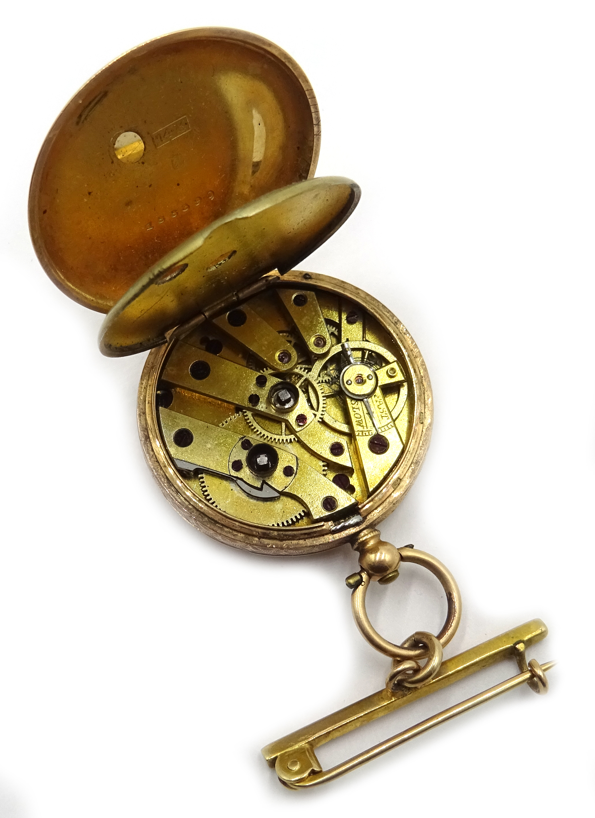 Continental gold fob watch, - Image 3 of 3