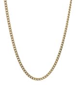 Gold chain necklace, hallmarked 9ct, approx 5.