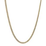 Gold chain necklace, hallmarked 9ct, approx 5.