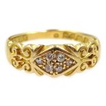 Edwardian 18ct gold diamond ring, Chester 1908 Condition Report Approx 3.