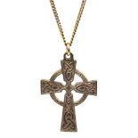 9ct gold cross pendant necklace, hallmarked Condition Report Approx 4.