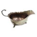 Silver sauce boat by Adie Brothers Ltd, Birmingham 1952,