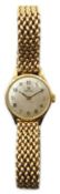 Omega ladies 9ct gold manual bracelet wristwatch hallmarked Condition Report 30.