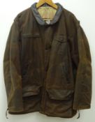 Barbour Bushman brown wax jacket,