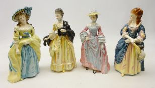 Four Royal Doulton limited edition figures in the Gainsborough Ladies series comprising 'Mary,