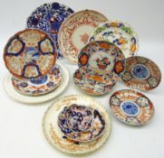 Early 20th century and later Japanese Imari plates and dishes,