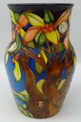 Moorcroft limited edition vase decorated in the Aquitaine by Emma Bossons, dated 2002 no.