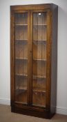 Early 20th century oak bookcase,