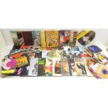 Collection of vinyl LPs and singles including Kinks, The Rolling Stones, Queen, Cliff Richard,