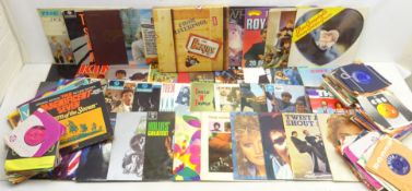 Collection of vinyl LPs and singles including Kinks, The Rolling Stones, Queen, Cliff Richard,