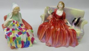 Two Royal Doulton figure 'The Patchwork Quilt' and 'Sweet & Twenty' (2)