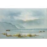 Seascape with Beached Boat,