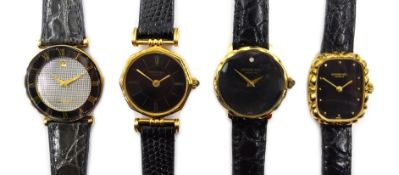 Three Raymond Weil wristwatches and a Pierre Cardin wristwatch Condition Report