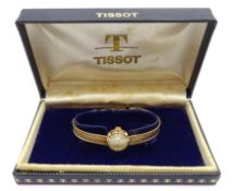 Tissot ladies 9ct gold wristwatch, London 1967 Condition Report Approx 16gm,