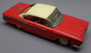 Ichiko Japan 1960s tin-plate American Plymouth car,