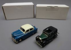 Kenna Models - two limited edition die-cast models - Wolseley 9 No.