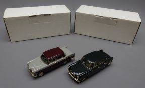 Crossway Models - two limited edition die-cast models - MG Magnette MKIV No.