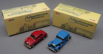 Lansdowne Models - two die-cast models - 1957 Riley One-point-five Saloon No.