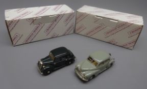 Crossway Models - two limited edition die-cast models - Wolseley 8 Saloon No.