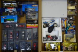 Various makers - thirty-five die-cast models of motorcycles by Corgi, Protar, Hot Wheels, Teamsters,