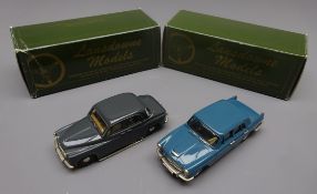 Lansdowne Models - two die-cast models - 1957 Rover P4 Models 90 No.