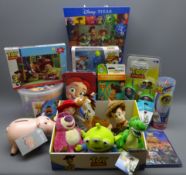 Disney Pixar Toy Story collectables, boxed or mint comprising six Posh Paws soft toys,