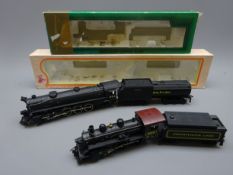 Mehano 'H0/00' gauge - two locomotives comprising 4-8-2 Mountain N.Y.C.&STL. 'Nickel Plate Road' No.