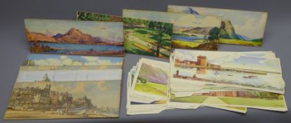 Collection of unframed Railway Carriage prints, after Kenneth Steel, Frank Sherwin, Jack Marriot,