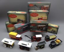 Corgi - seven limited edition Vintage Glory die-cast models of steam vehicles