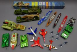 Matchbox - Sea Kings boxed Seaport Playmat and four die-cast ships,