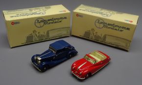 Lansdowne Models - two die-cast models - 1948 Austin "A90" Atlantic Convertible "Top Down" No.