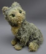 Steiff "Fluffy" cat c1920s/30s, in white and blue/grey mohair,